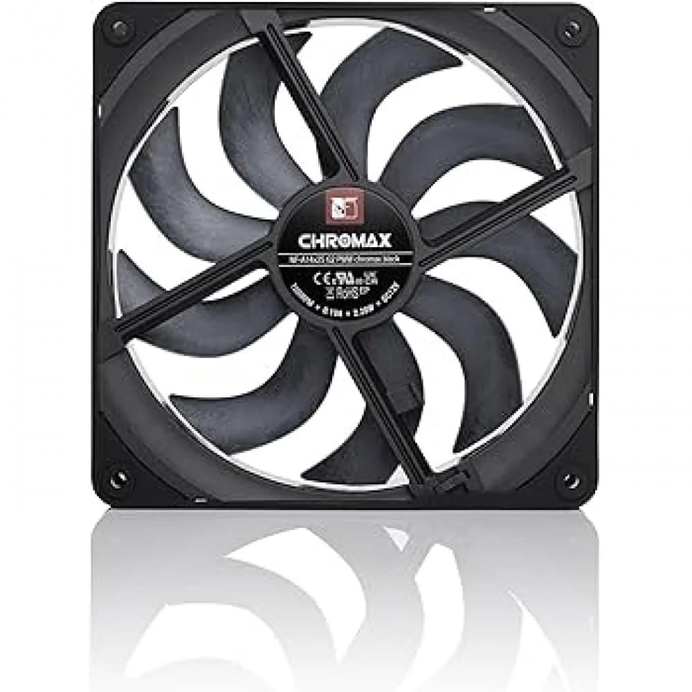 Кулер для корпуса/ Case Cooler Noctua NF-A14x25 G2 PWM chromax.black.swap (140x140x25mm, 4-pin PWM, 91.58FM, 24.8dBA, 1500RPM, Black)