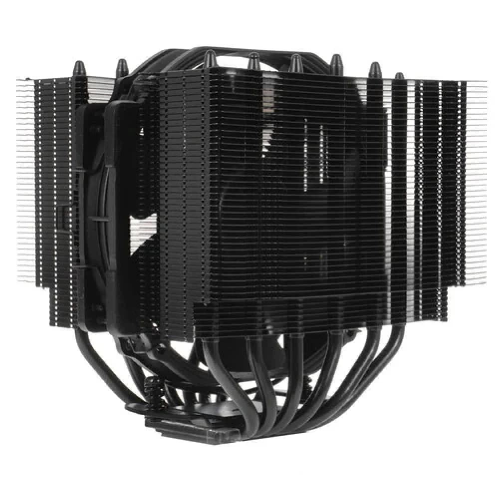 Кулер для процессора/ CPU Cooler Noctua NH-D15S chromax.black (167W, 4-pin PWM, 160mm, Al/Cu, 6x6mm, 1x150x140x25mm, 82.5CFM, 24.6dBA, 1500RPM, S: 1851/1700/1200/115X, AM5/AM4, Black)