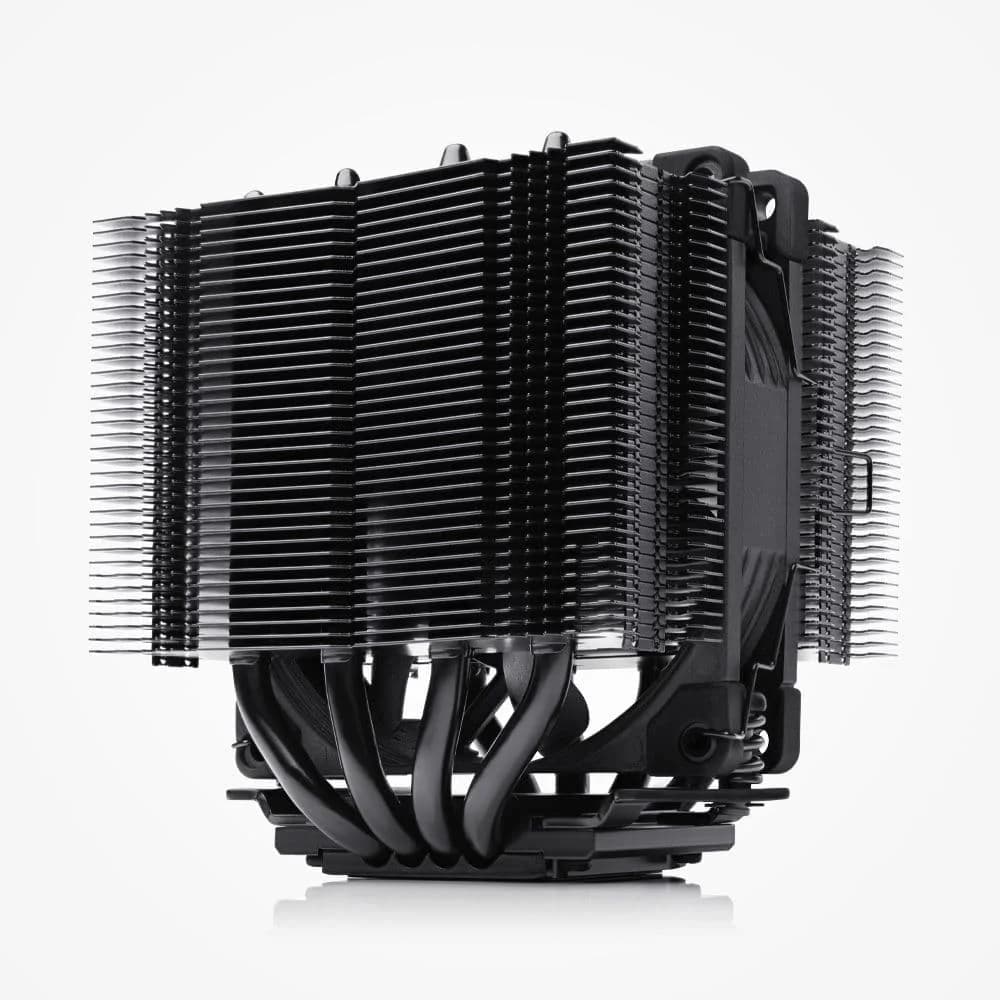 Кулер для процессора/ CPU Cooler Noctua NH-D9L chromax.black (88W, 4-pin PWM, 110mm, Al/Cu, 4x6mm, 1x92x92x25mm, 46.44CFM, 22.8dBA, 2000RPM, S: 1851/1700/1200/115X, AM5/AM4, Black)