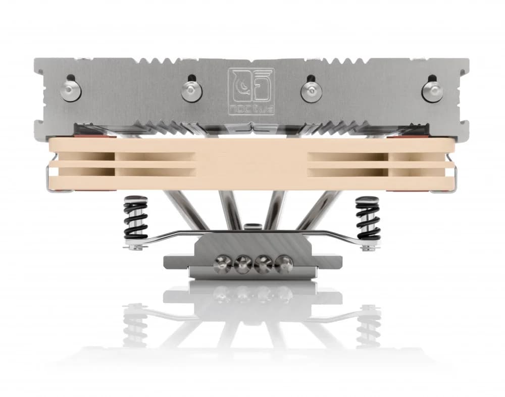 Кулер для процессора/ CPU Cooler Noctua NH-L12S (88W, 4-pin PWM, 70mm, Al/Cu, 4x6mm, 1x120x120x15mm, 55.44CFM, 23.9dBA, 1850RPM, S: 1851/1700/1200/115X, AM5/AM4, Beige/Brown)