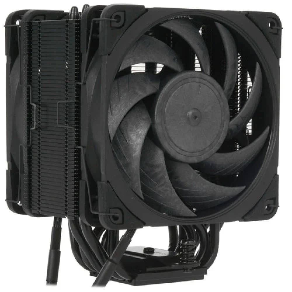 Кулер для процессора/ CPU Cooler Noctua NH-U12A chromax.black (169W, 4-pin PWM, 158mm, Al/Cu, 7x6mm, 2x120x120x25mm, 60CFM, 22.6dBA, 2000RPM, S: 1851/1700/1200/115X, AM5/AM4, Black)
