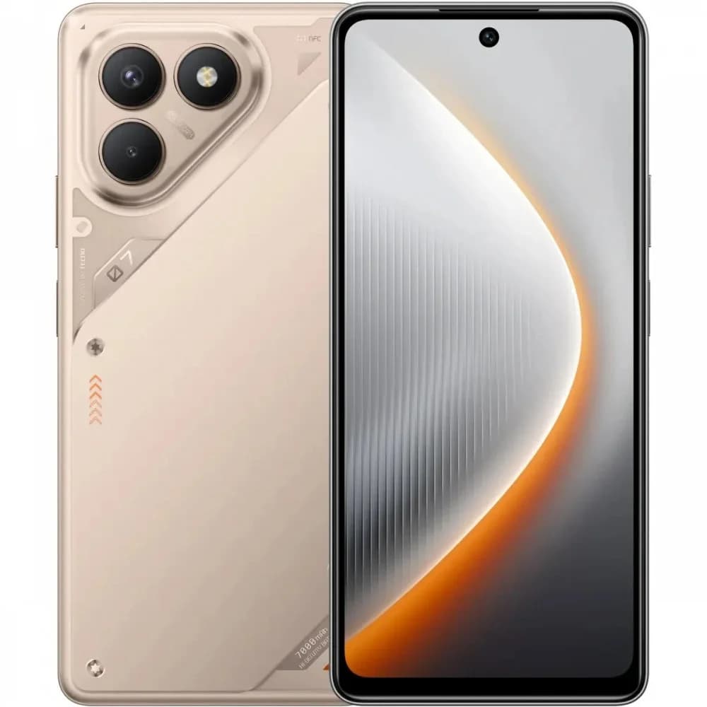 Смартфон Tecno Pova 7 Neo 256Gb 8Gb титановый моноблок 3G 4G 2Sim 6.8" 1080x2460 Android 14 108Mpix 802.11 a/b/g/n/ac NFC GPS GSM900/1800 Protect FM