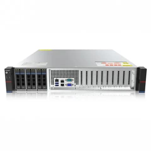 Серверная платформа Gooxi AS201-D08R-G4/2x Intel Xeon 4509Y/2x 32GB DDR5 16 memory slots DDR5/LSI-9460-8i RAID 0 1 5 6 10 50 60/8x 3.5/2.5 drives/2x800W