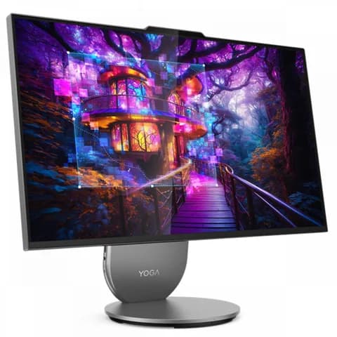 Моноблок Lenovo F0J20033RU Yoga AIO 27IAH10 27'' QHD (2560 x 1440) IPS 120Hz/Intel Core Ultra 9 285H up to 5,4GHz (16Cores)/32GB/1TB SSD/Integrated/Wi-Fi 7/BT5.4/5MP Camera/Wireless mouse+keyboard/W