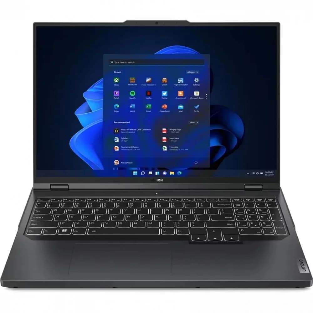 Ноутбук Lenovo 82WM00HMRK Legion Pro 5 16ARX8 16" WQXGA(2560x1600) IPS 165Hz/AMD Ryzen 7 7745HX 3,6Ghz (8C)/16GB/1TB SSD/NVIDIA GeForce RTX4060 8GB/Wi-Fi 6E/BT5.2/1080P HD Camera/4Zone RGB BKLT/NoOS