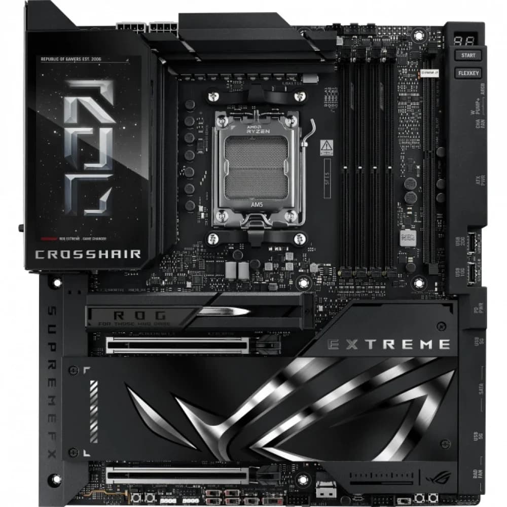 Материнская плата ASUS ROG CROSSHAIR X870E EXTREME AM5 E-ATX 4xDDR5 2xPCIe x16 5xM.2 4xUSB-C HDMI 5GLAN 10GLAN Wi-Fi 7