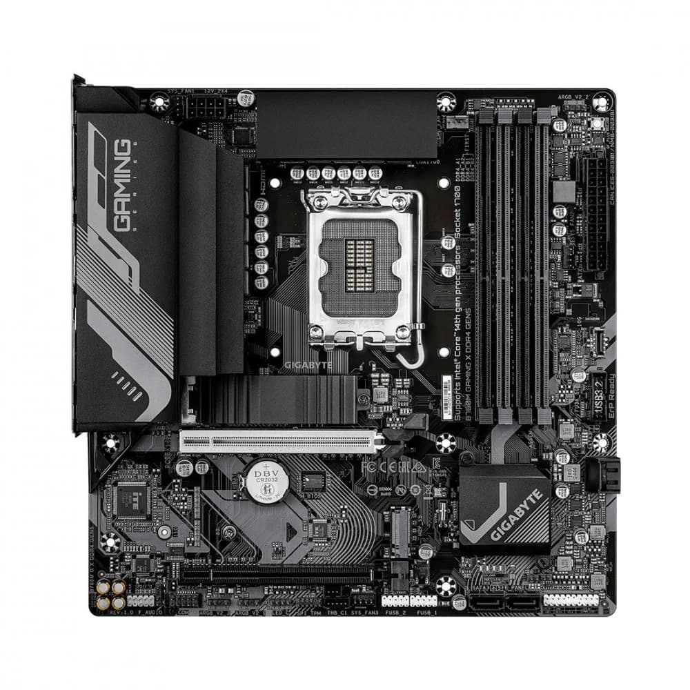 Материнская плата, Gigabyte, B760M GAMING X DDR4 GEN5 (4719331874087), LGA1700, iB760, 4xDDR4 2133/2400/2666/2933/3000/3200/5333(OC), 4xSATA3, 2xM.2 (PCI-E 4.0x4/x2), Raid, 1хDP, 1xHDMI, 2xPCI-Ex16,