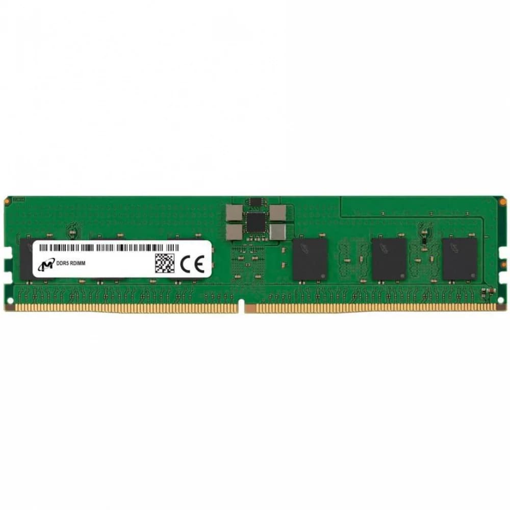 Оперативная память Micron DDR5 RDIMM 16GB 1Rx8 4800 MHz ECC Registered MTC10F1084S1RC48BA1, 1 year, OEM