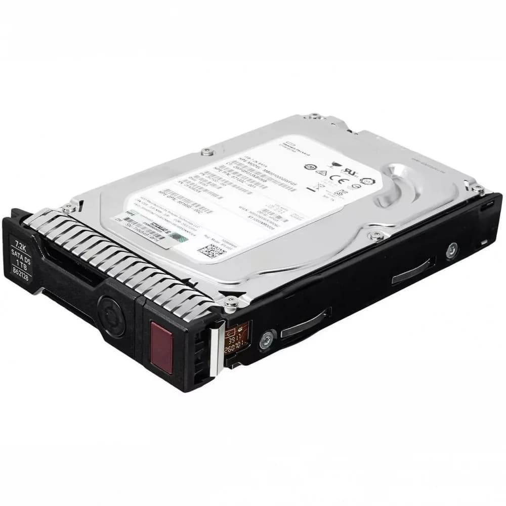 HPE 1TB 3.5"(LFF) SATA 7,2k 6G Hot Plug SC Midline (for HP Proliant Gen9, DL360/DL380/DL385 Gen10 servers & D3000) analog 657750-B21