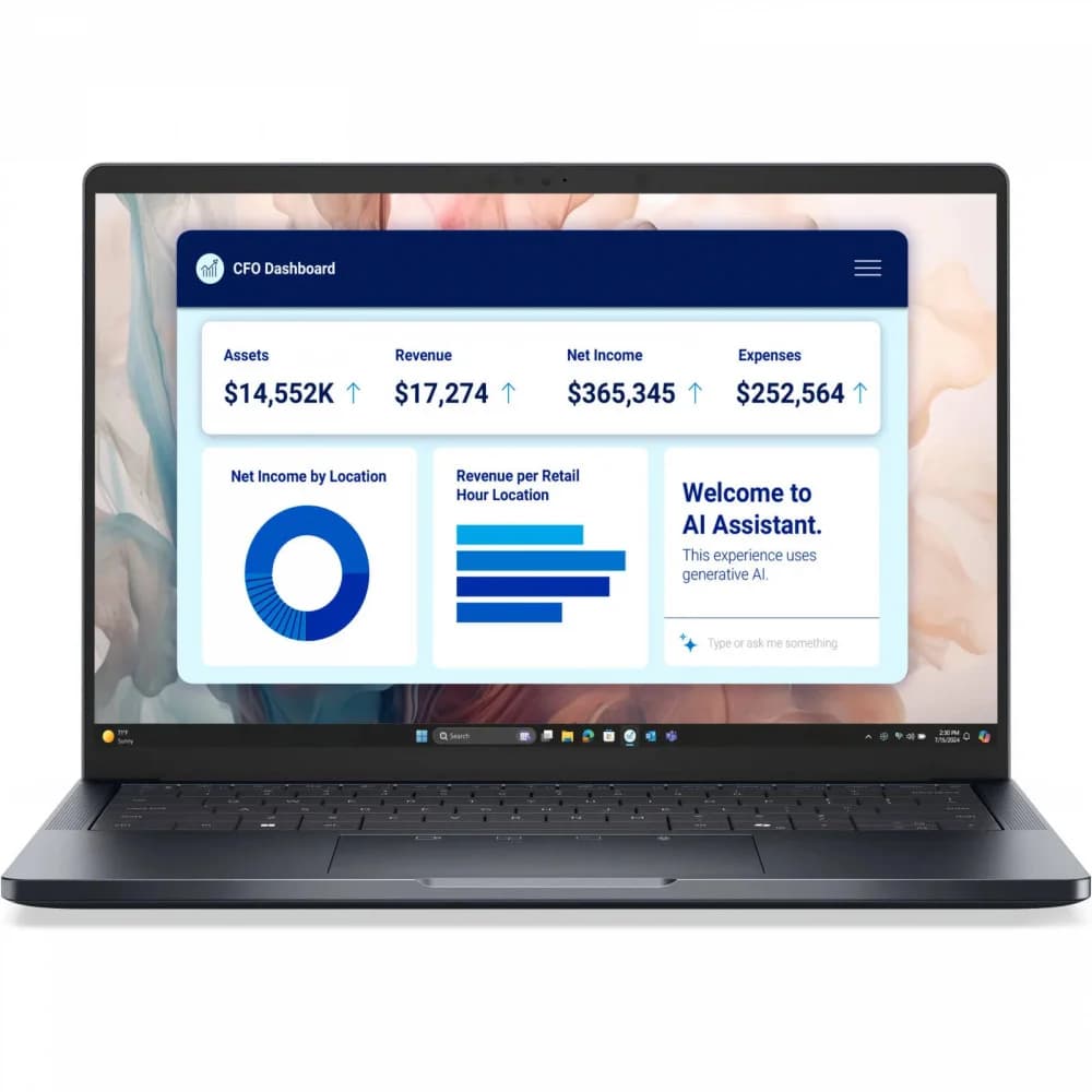 Ноутбук Dell Pro 14 Premium PA14250, Core Ultra 5 236V/14"FHD+/16GB/512GB/Arc Graphics 130V/W11Pro
