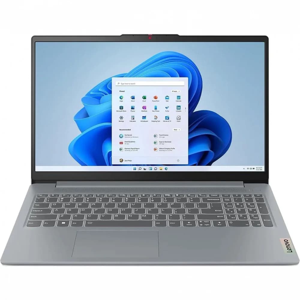 Ноутбук Lenovo IdeaPad Slim 3 15AMN8, Ryzen 5 40/15.6"FHD/8GB/512GB/Radeon 610M/DOS