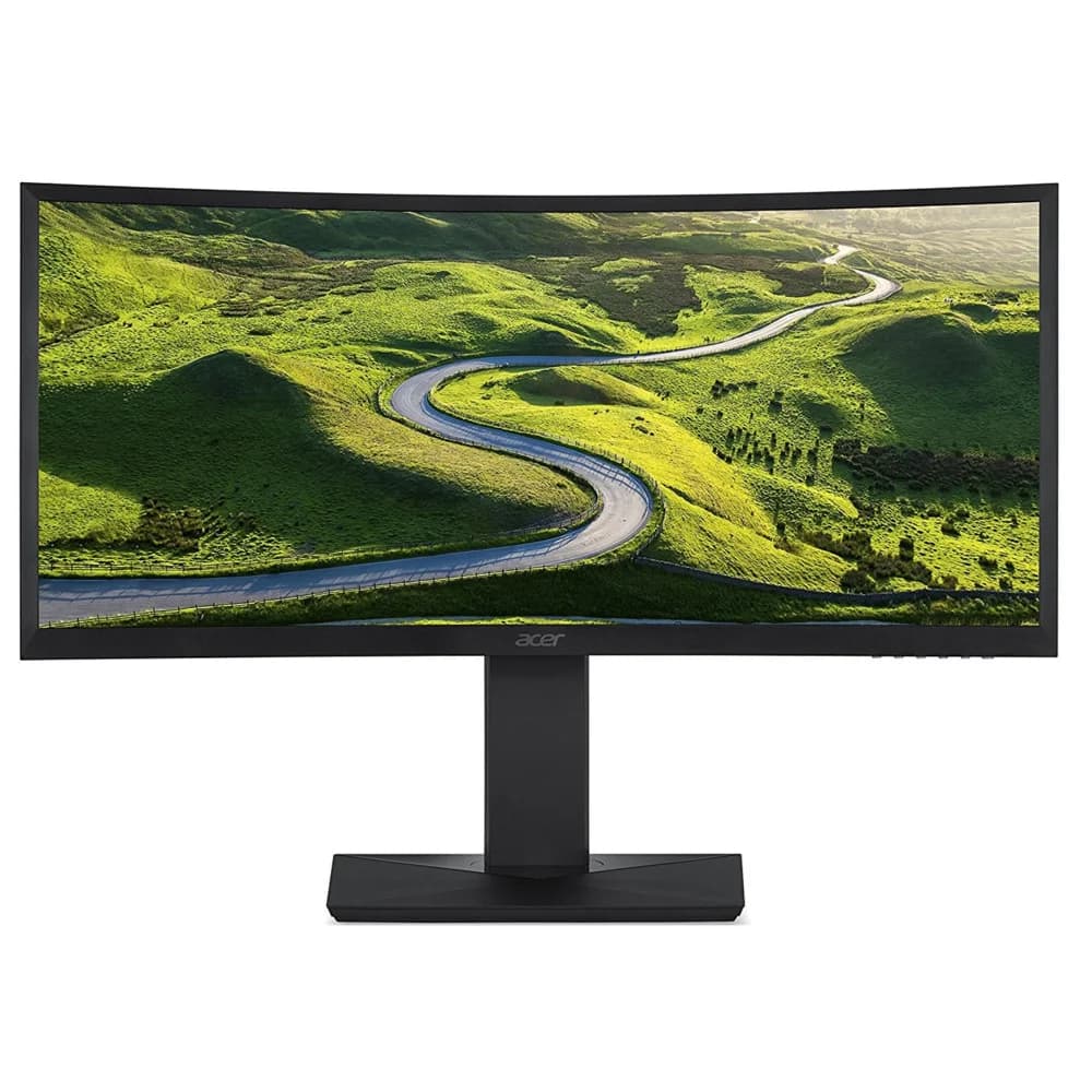 LCD Acer 35" CZ350CKbmiiphx черный {AMVA 3440x1440 100Hz 4ms 21:9 2500:1 300cd 8bit 2xHDMI2.0 DisplayPort1.2 FreeSync 2x5W AudioOut VESA}