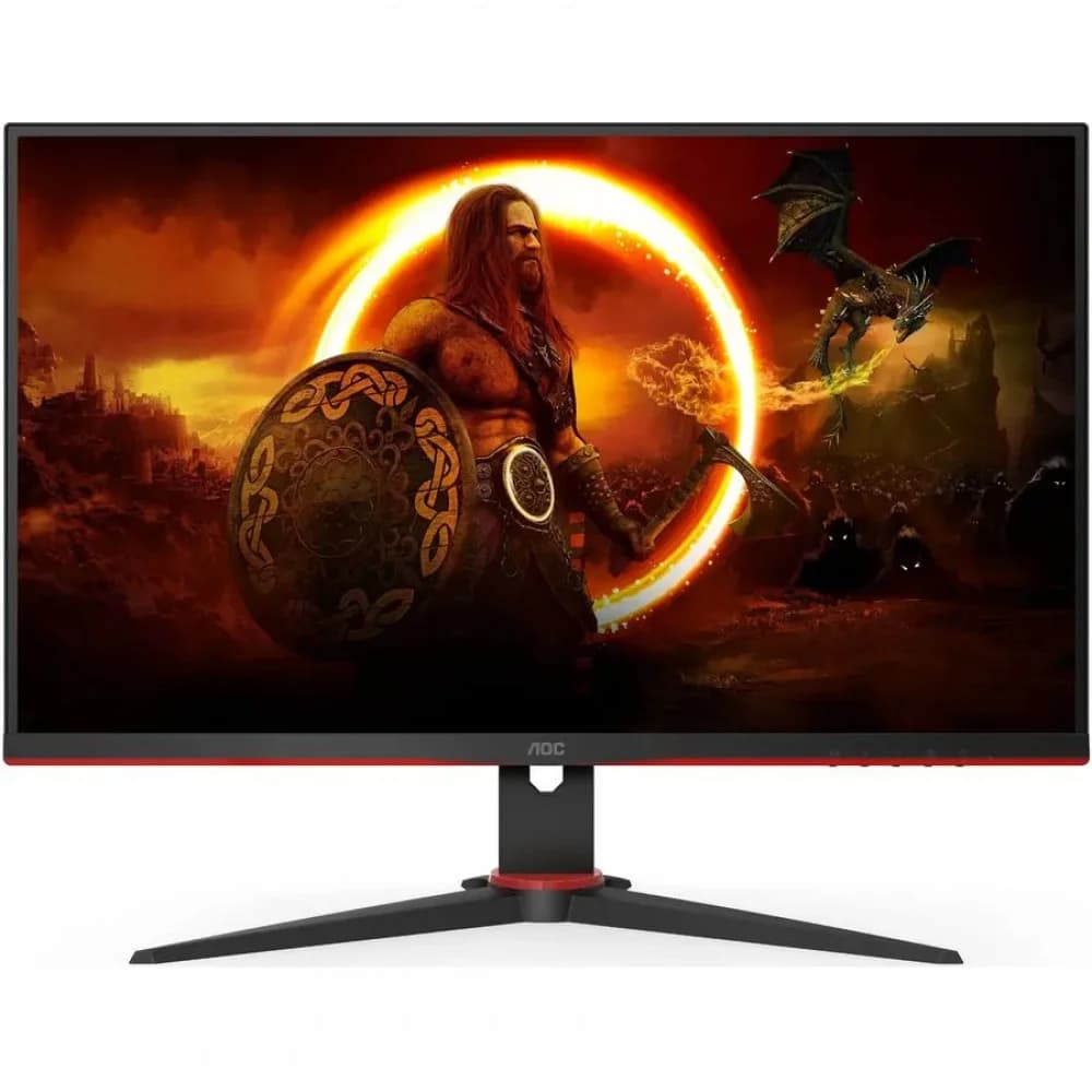 Монитор LCD 27'' 16:9 2560х1440(WQHD) VA, nonGLARE, 144 Hz, 250 cd/m2, H178°/V178°, 3000:1, 80M:1, 16.7M, 4ms, 2xHDMI, DP, Tilt, Audio out, 3Y, Black-Red