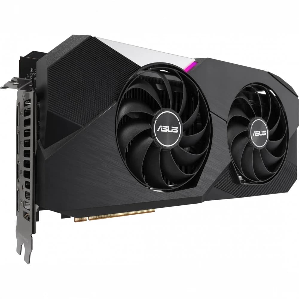 Видеокарта Asus PCI-E 4.0 DUAL-RX6700XT-12G AMD Radeon RX 6700XT 12288Mb 192 GDDR6 2424/16000 HDMIx1 DPx3 HDCP Ret