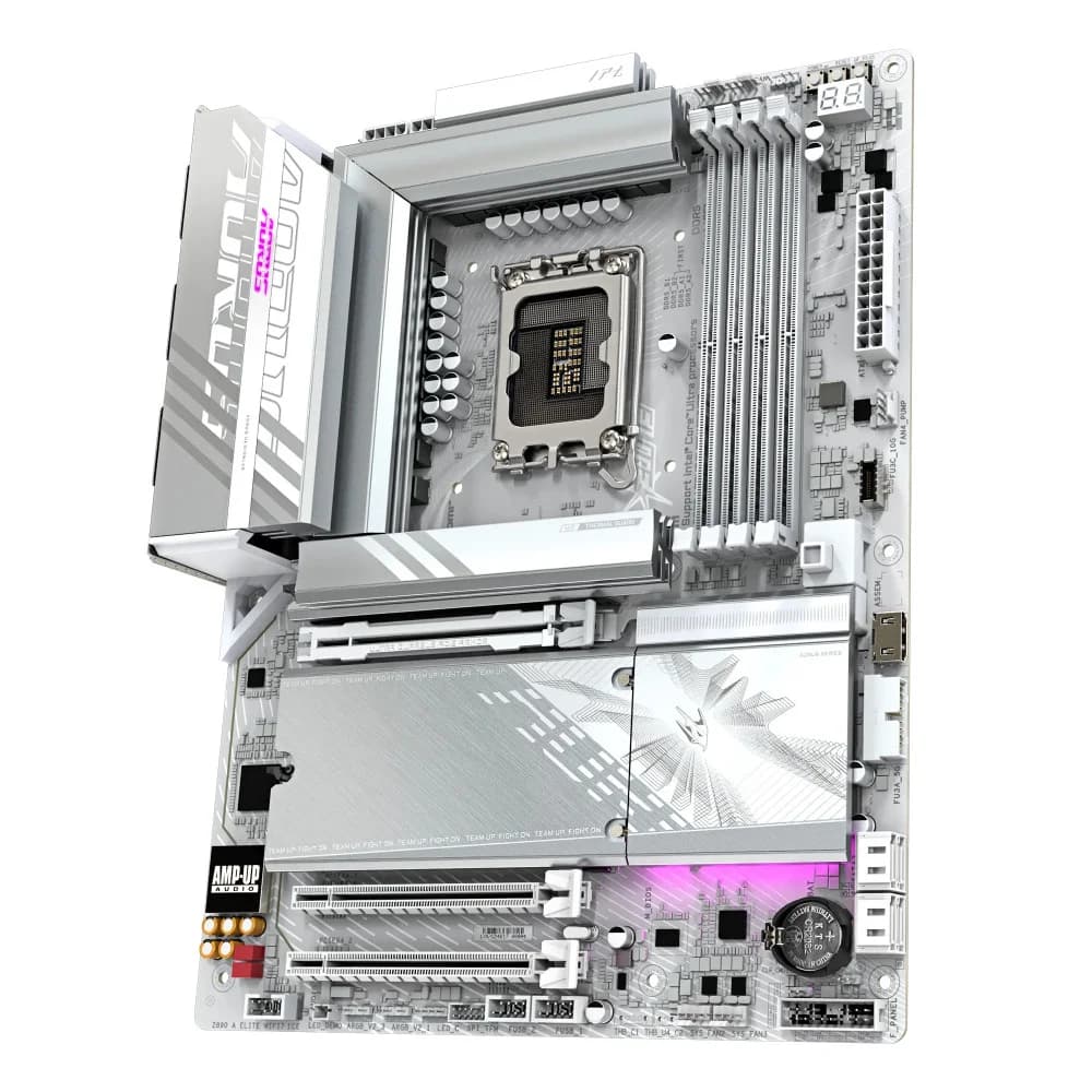 Матплата Gigabyte Z890 A Elite WiFi 7 ICE, iZ890, S1851, ATX, 4DDR-5,1хPCI-Ex16,4SATA,4xM.2,DP,26USB