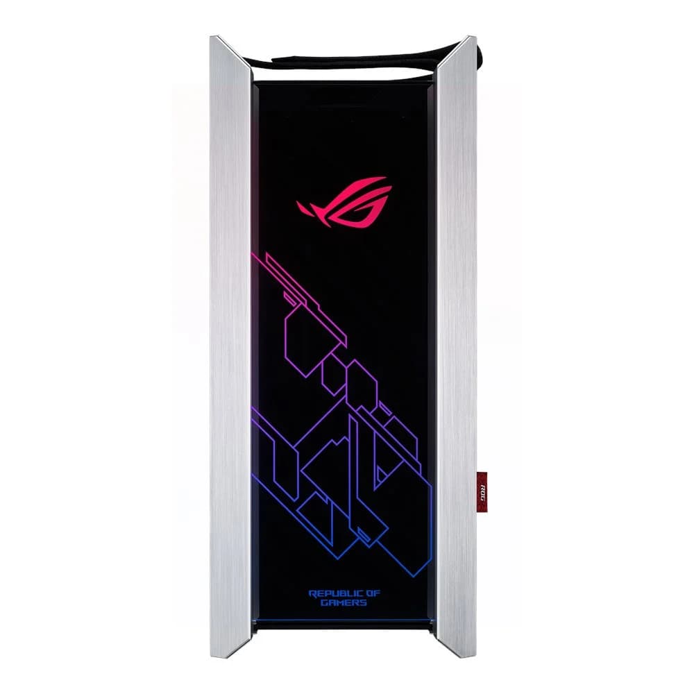 ASUS GX601 ROG STRIX HELIOS CASE White Edition RGB ATX/EATX mid-tower gaming case with tempered glass, aluminum frame, GPU braces, 420mm radiator support and Aura Sync,17.8 Kg.EATX (12"x10.9")