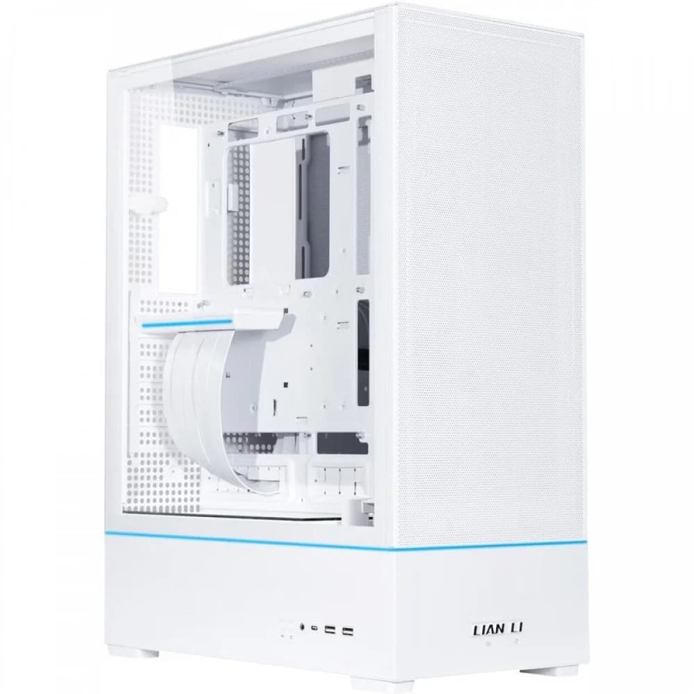 Корпус Lian Li SUP01W ATX/M-ATX/ITX, 3-предустановленных вентилятора 3 x 120mm PWM Daisy Chain Fan, G99.SUP01W.00 БП ATX, White