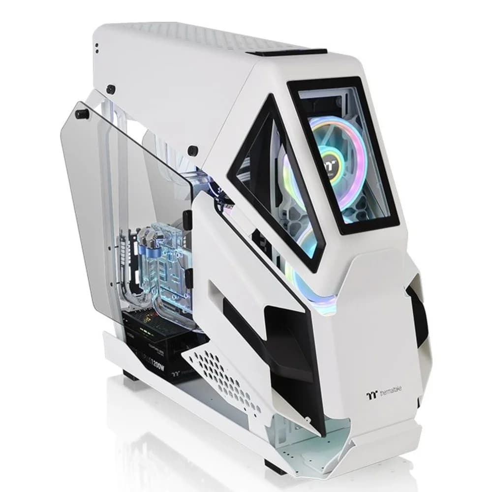 Компьютерный корпус, Thermaltake, AH T600 Snow, CA-1Q4-00M6WN-00, Full Tower, E-ATX/M-ATX/ Mini-ITX/ATX, USB 3.1 Type C*1/ 3.0*2/ 2.0*1, HD-Audio, Высота процессорного куллера до 195 мм, Длина VGA д