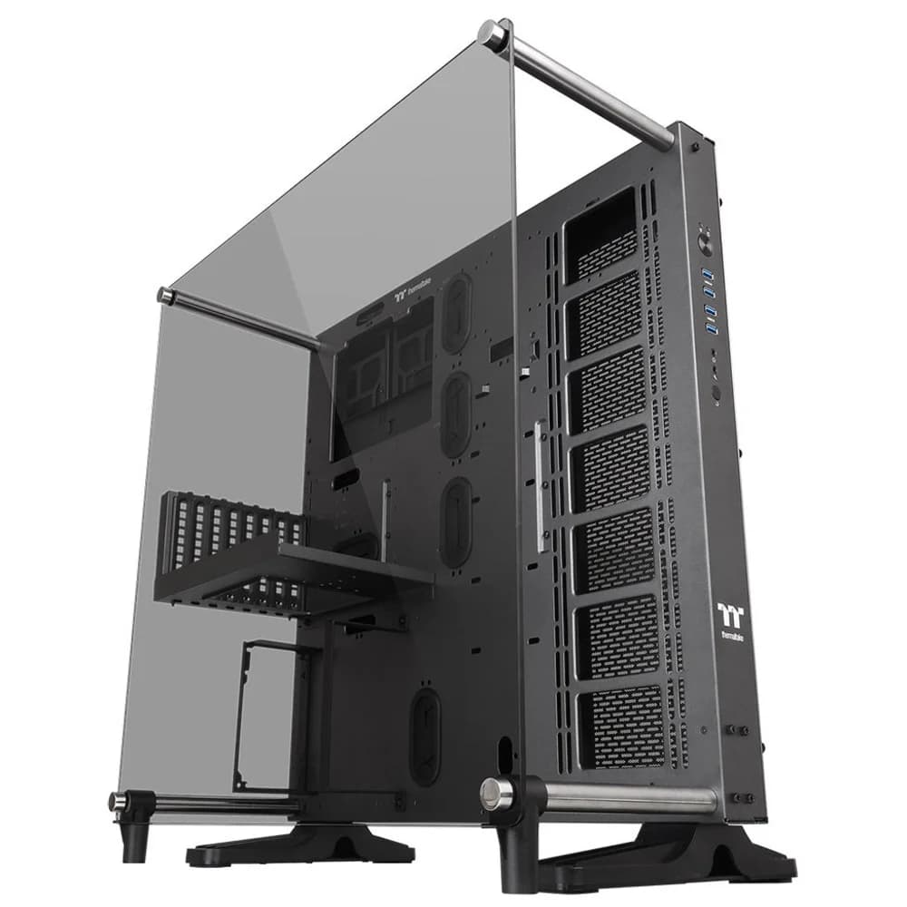 Компьютерный корпус, Thermaltake, Core P5 TG, CA-1E7-00M1WN-05, Mid Tower, ATX/M-ATX/Mini-ITX, USB 3.0*4, HD-Audio, Высота процессорного куллера до 180 мм, Длина VGA до 320 мм, 5*3.5"/5*2.5", Сталь,