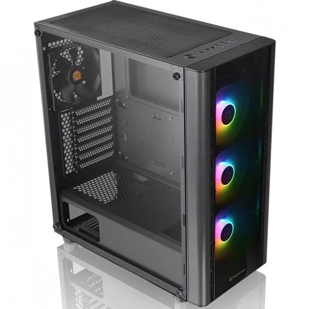 Компьютерный корпус, Thermaltake, V250 TG ARGB, CA-1Q5-00M1WN-00, SPCC, TemperedGlass*1, 120mm Addressable RGB Fans*3+120mm Standard Fan*1, ATX/Micro ATX/Mini-ITX, USB 3.0x1, USB 2.0x2, HD Audiox 1,