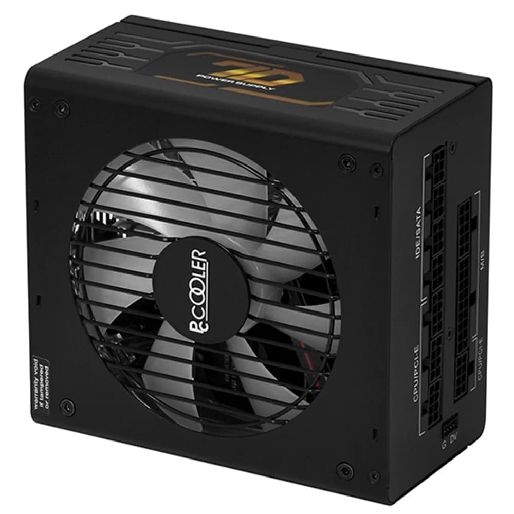 Блок питания с подсветкой ARGB PCCooler GI-P650, 650W, Full Modular, 80+ GOLD, ARGB Fan 140mm, GI-P650. Великолепный блок питания на основе японских конденсаторов с функцией ARGB подвестки!