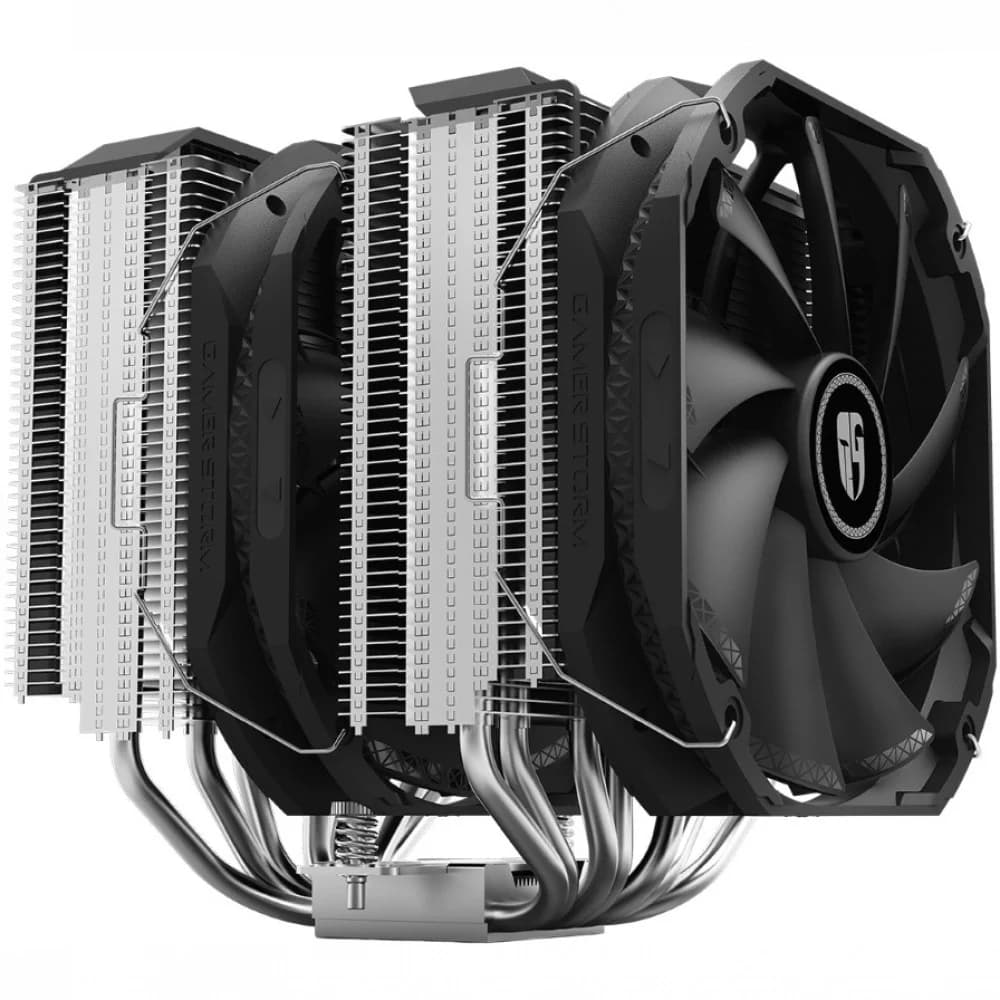 Вентилятор Deepcool ASSASSIN III RTL {6} (726586) (Height 165mm, 6mm x 7pcs, Fan 140mm x 2, 400 1400RPM ±10%, < 29.5 dB(A), 4-pin PWM, TDP 280W, Screw, Socket AMD AM4, Intel LGA 2066/2011-v3/2011/