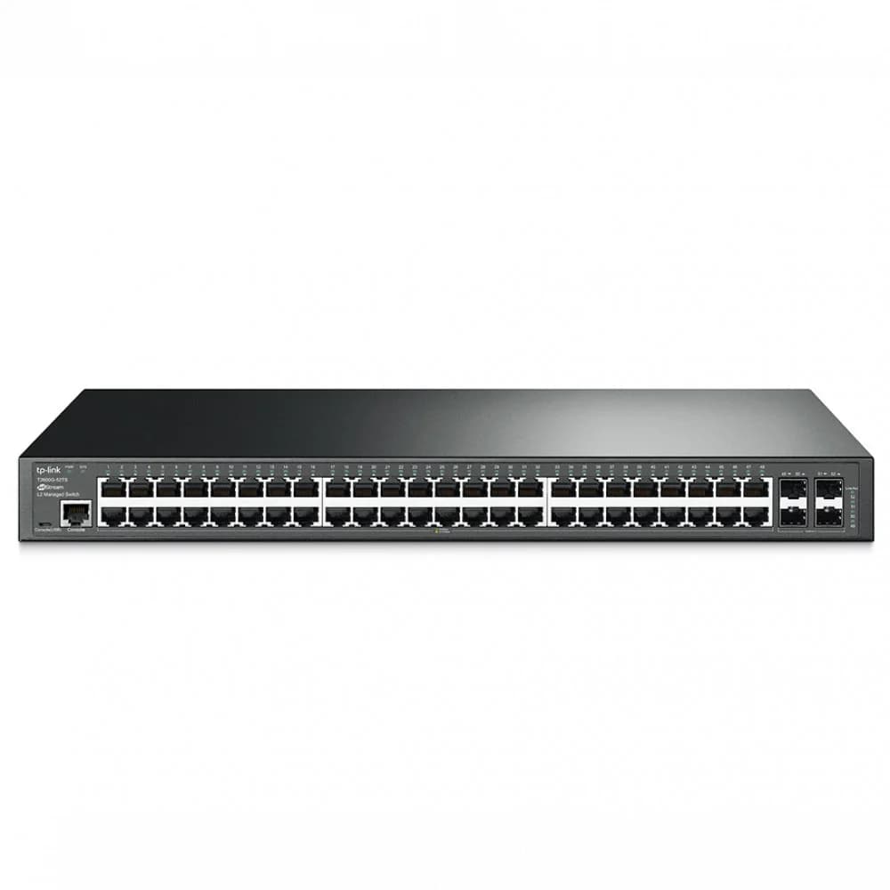 Switch 48 ports TP-Link T2600G-52TS (TL-SG3452),16x10/100/1000 Мбит/с,4xGigabit Ethernet SFP,Console