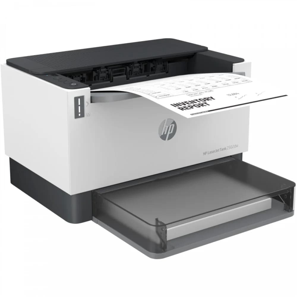 HP LaserJet Tank 2502dw Printer (A4, 600dpi,22 ppm, 64Mb, 1 tray 250,Duplex,USB 2.0 /WiFi/Ethernet 10/100Base/Bluetooth/AirPrint, Cartridge 5000 pages in box)