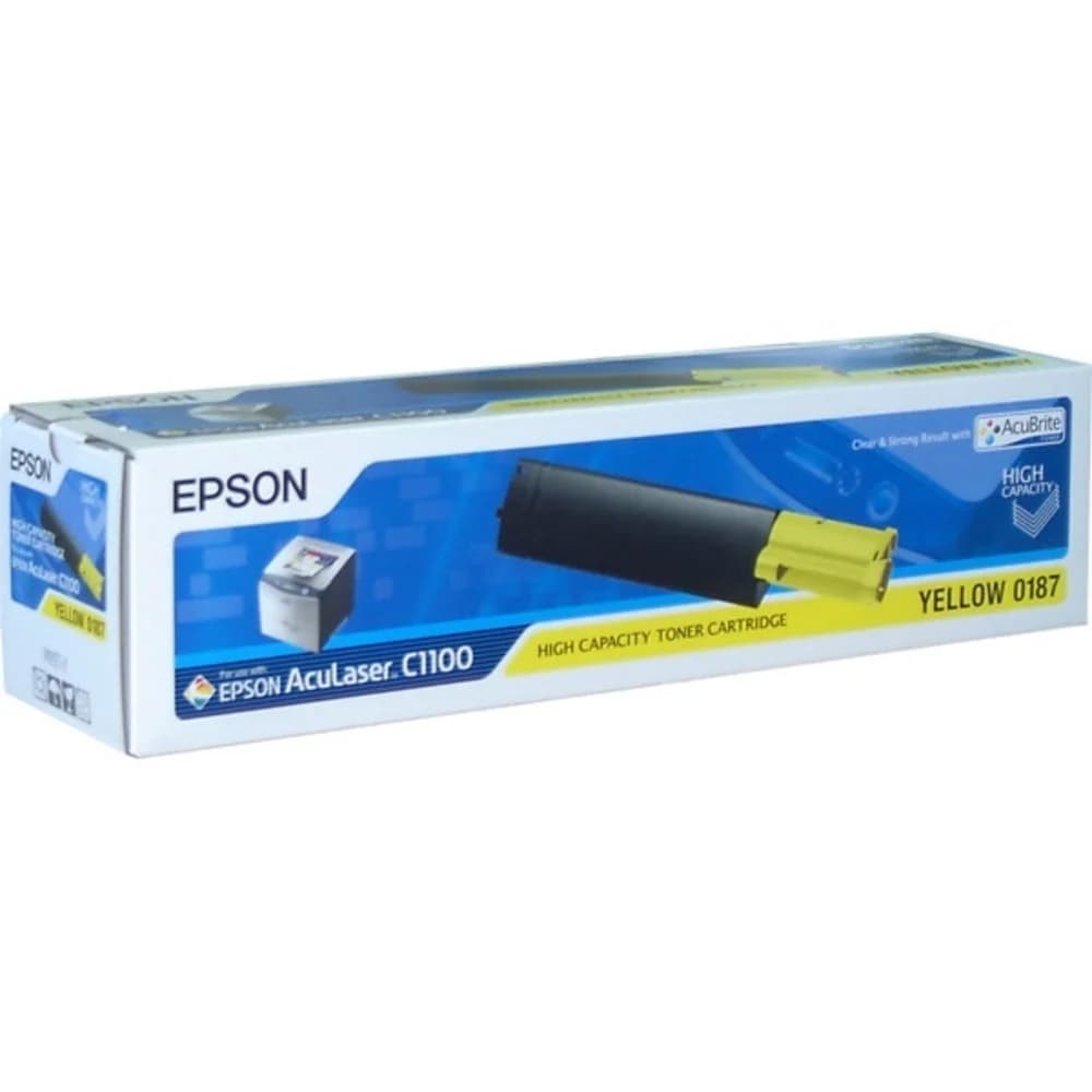 Тонер-картридж Epson C13 S050187 - Yellow, AcuLaser C1100