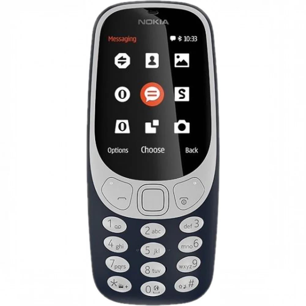 Мобильный телефон Nokia 3310 DS, 16MbRAM/16MbROM, 2.4", 240x320/microUSB, 2xSIM, Dark Blue