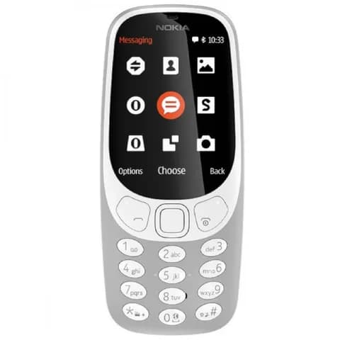 Мобильный телефон Nokia 3310 DS, 16MbRAM/16MbROM, 2.4", 240x320/microUSB, 2xSIM, Grey