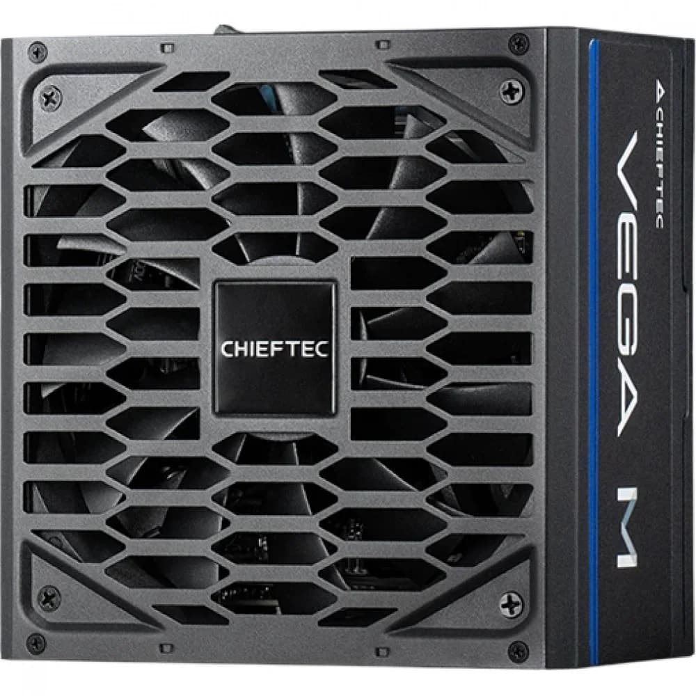 Блок питания Chieftec Vega M PPG-1000-C (ATX 3.1, 1000W, 80 PLUS GOLD, Active PFC, 135mm fan, Gen5 PCIe, Full Cable Management) Retail