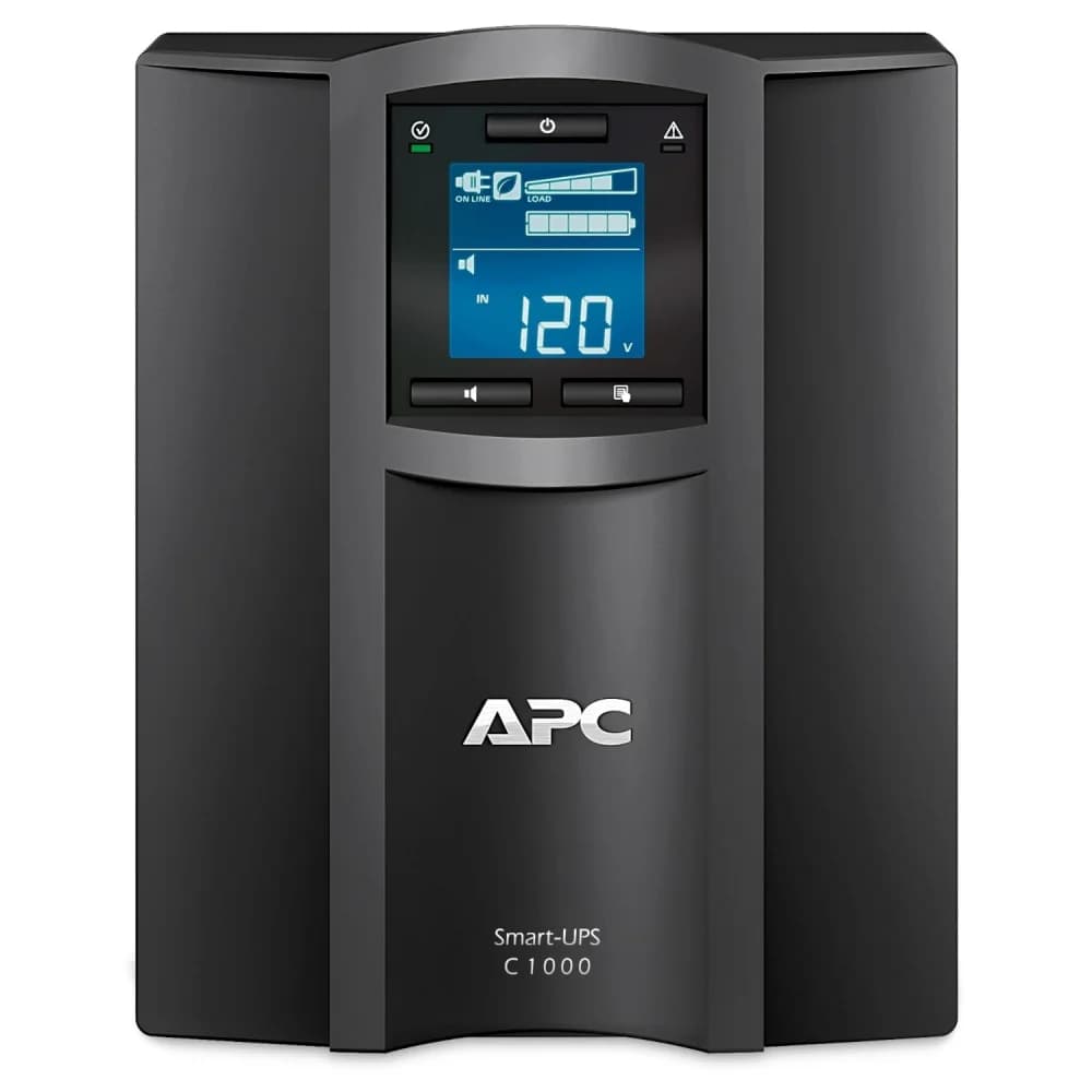 Источник бесперебойного питания APC Smart-UPS C 1000VA/600W, 230V, Line-Interactive, LCD, Out: 8xC13, 1 year warranty (замена SMC1000I)