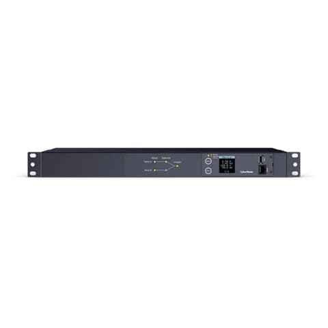 Панель питания распределительная ATS CyberPower PDU24005 Metered, 1U type, 16Amp, plug IEC 320 C20, (8) IEC 320 C13 (2) IEC 320 C19