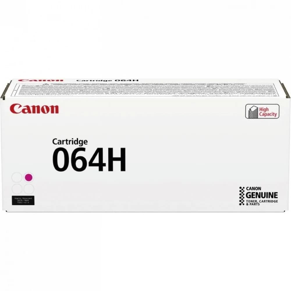 Тонер-картридж Canon 064H M пурпурный, 10400 стр., для Canon i-SENSYS LBP722Cdw/LBP722/MF832Cdw/MF832