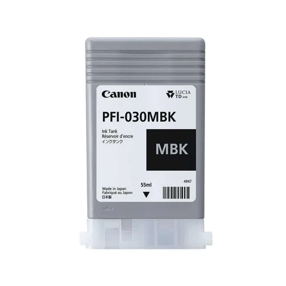 Чернила, Canon, Ink Tank PFI-030 Matte Black, 3488C001AA, для imagePROGRAF TA-20/TA-30, TM-240/TM-340, 55 мл