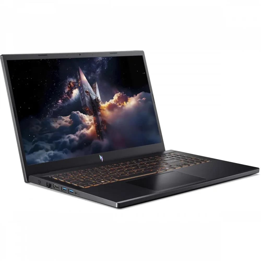 Ноутбук Acer Nitro V 15 ANV15-52-5546 Core 5 210H 16Gb SSD512Gb NVIDIA GeForce RTX5050 8Gb 15.6" IPS FHD (1920x1080) без ОС black WiFi BT Cam (NH.QZ7CD.00B)