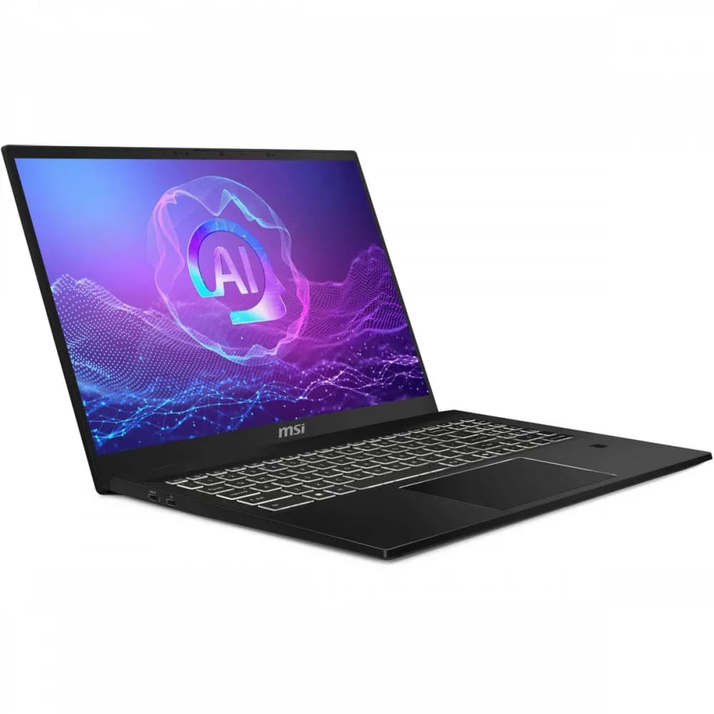 Ноутбук MSI Summit Pro 16 AI A2HVETG-085RU Core Ultra 7 255H 32Gb SSD1Tb NVIDIA GeForce RTX4050 6Gb 16" IPS Touch QHD+ (2560x1600) Windows 11 Pro black WiFi BT Cam (9S7-159631-085)