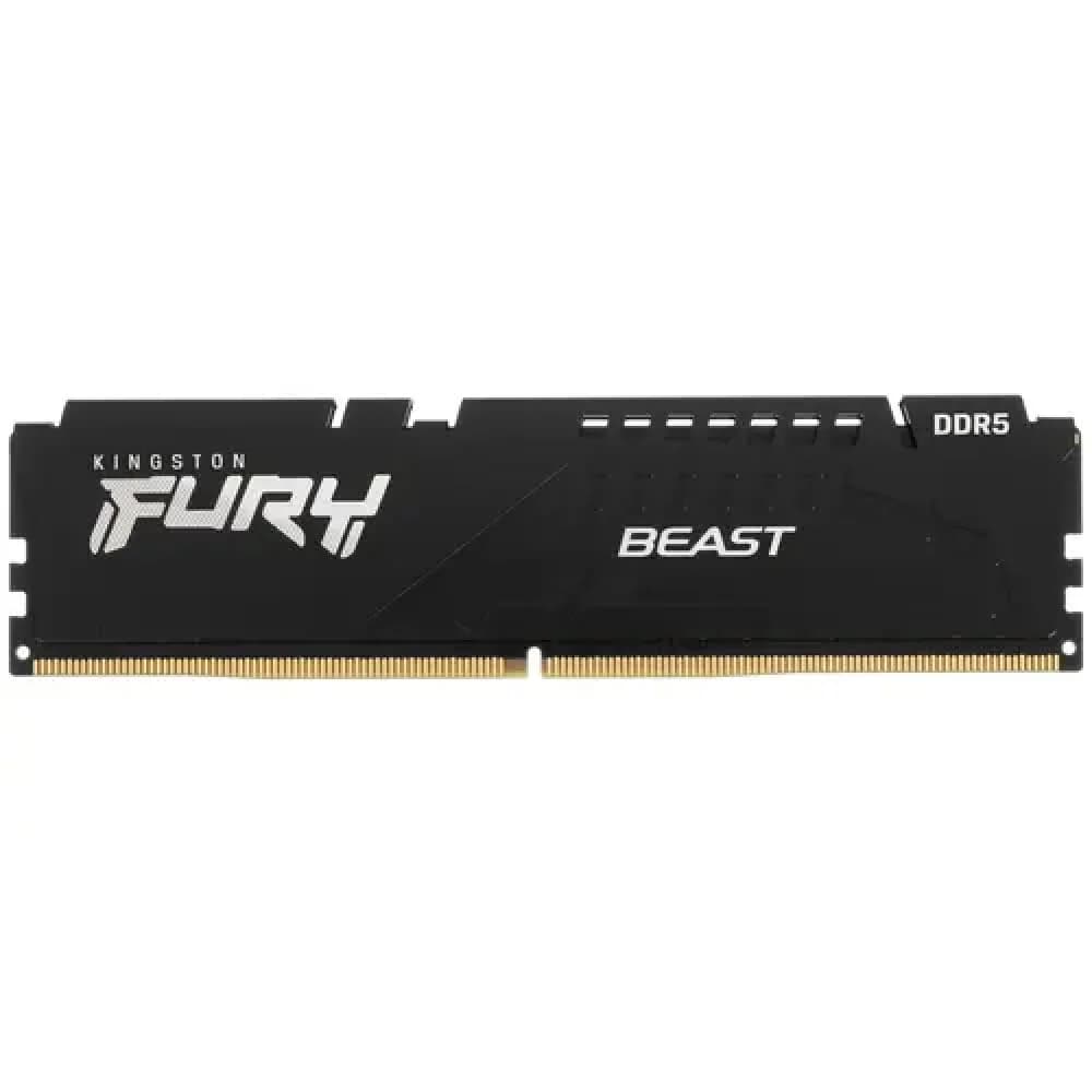 Память DDR5 8GB 5600MHz Kingston KF556C36BBE-8 Fury Beast Black RTL Gaming PC5-44800 CL36 DIMM 288-pin 1.25В single rank с радиатором Ret