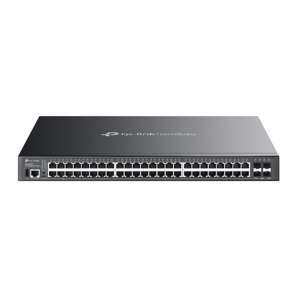 Коммутатор TP-Link SG5452XMPP, Omada 48-Port Gigabit Stackable Lite L3 Managed PoE++ Switch with 4 10G Slots
