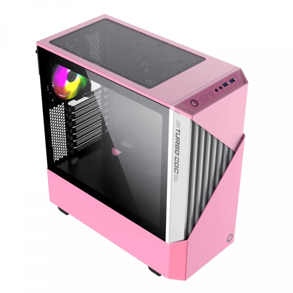 Компьютерный корпус, Gamemax, Contac COC WP, 12800600002, Mid Tower, ATX/ E-ATX/m-ATX/ITX, USB3.0*2/ HD-Audio, Кулер 1*14см ARGB, Кулер 2*12см ARGB, Высота процессорного кулера 170мм, Длина VGA 360м