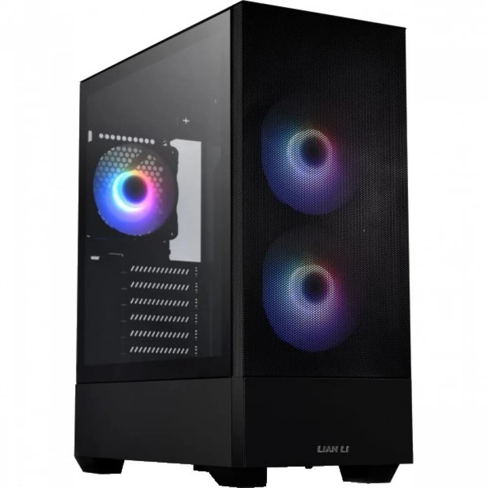 Корпус Lian Li Lancool 205 Mesh X Black ATX/m-ATX/mITX, Предустановленные вентиляторы спереди 2x140mm ARGB , сзади 1x120mm ARGB PWM Fan, 1xTypeC, G99.OE764CX.00