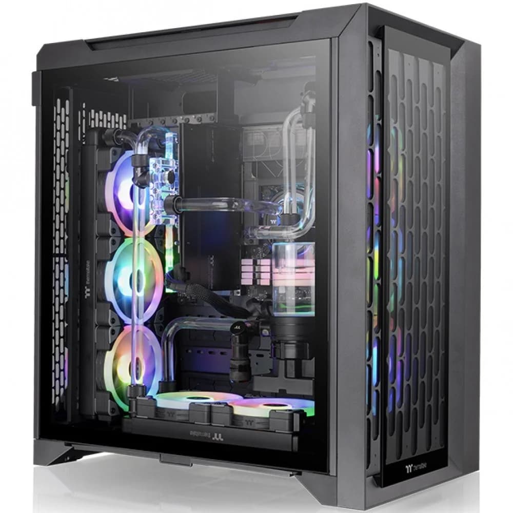 Компьютерный корпус, Thermaltake, CTE C700 TG ARGB, CA-1X7-00F1WN-01, Mid Tower, Mini-ITX/M-ATX/ATX/E-ATX, USB 3.2 (Gen 2) Type-C*1, USB 3.0*2, HD Audio, Кулер 3*140 мм CT140 white fan, Высота проце