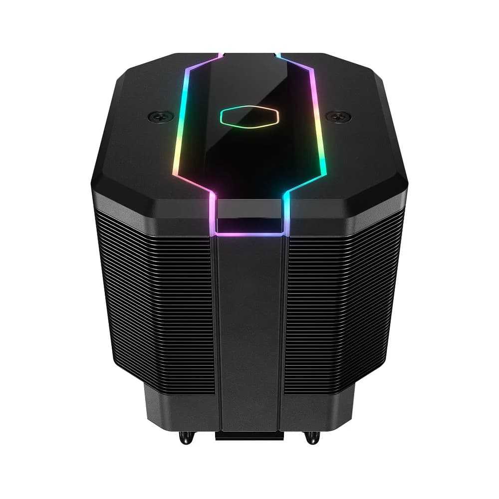 Кулер для процессора/ Cooler Master MasterAir MA620M (200W, 4-pin, 165mm, tower, Al/Cu, ARGB, fans: 1x120mm/57.3CFM/30dBA/2000rpm, 1200/115X/2066/2011-V3/2011/AM4/AM3/AM3+/AM2/AM2+/FM2/FM2+/FM1, ARG