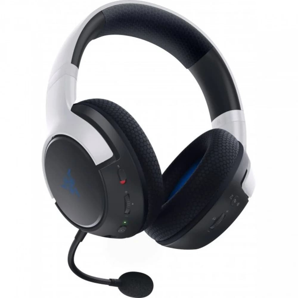 Гарнитура, Razer, Kaira Pro for PlayStation, RZ04-04030100-R3M1, Игровая гарнитура, беспроводная, микрофон поворотный гибкий, Динамики 50 мм, 7.1 Surround Sound, Диапазон частот: 20 Гц – 20 кГц , Чу