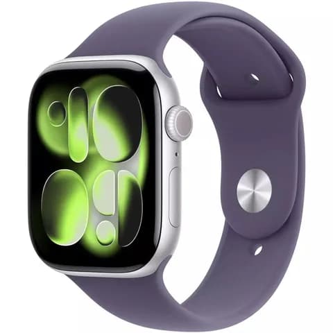 Умные часы Apple Watch Series 11 GPS 46mm Silver Al Case Purple Fog Sport Band S/M A3333 (MEV94RK/A)