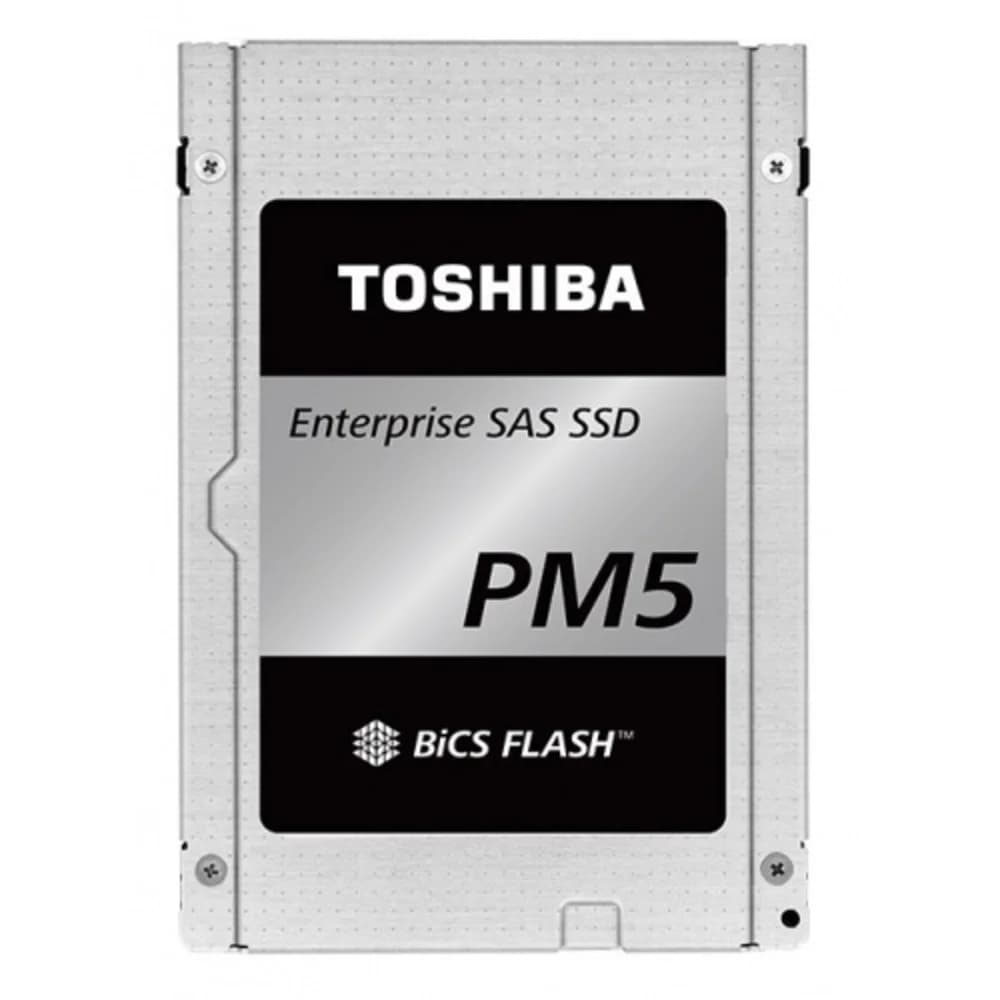 2.5" 3200GB KIOXIA (Toshiba) PM5-V Enterprise SSD KPM51VUG3T20 SAS 12Gb/s, 2100/2100, IOPS 370/120K, MTBF 2.5M, TLC, 3DWPD, Bulk