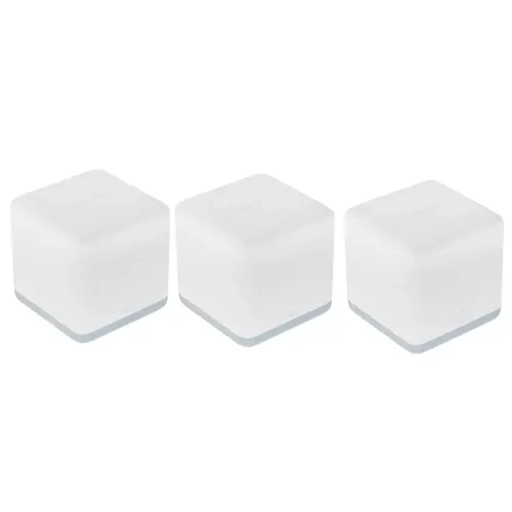 AC1200 Whole Home Mesh Wi-Fi SystemSPEED: 300 Mbps at 2.4 GHz + 867 Mbps at 5 GHzSPEC: 2× Internal Antennas, 2× 10/100 Mbps Ports per Unit (WAN/LAN auto-sensing)FEATURE: MERCUSYS APP, Router/AP Mode