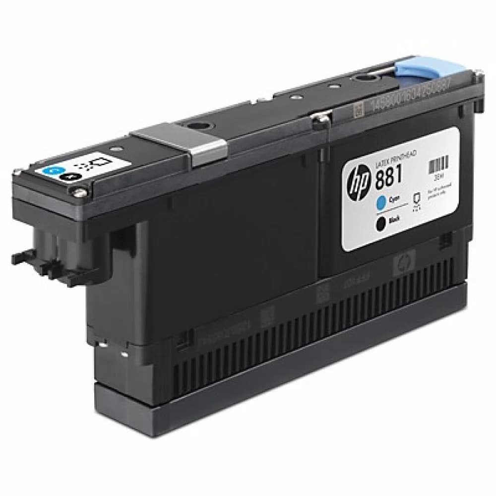 Печатающая головка HP Europe/CR328A/Латексный/Черный и голубой/№881 CR328A