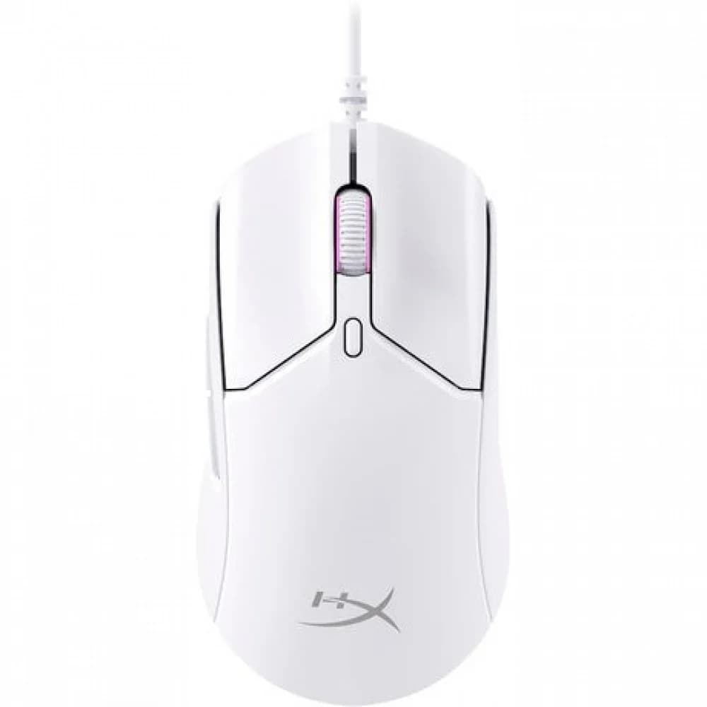 Компьютерная мышь, HyperX, 6N0A8AA, Pulsefire Haste 2, Игровая, Оптическая 32000dpi, 650 IPS, 6 кнопок, Проводная, USB, Белая